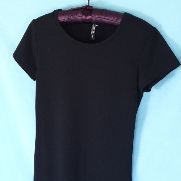 Cotton On black crew neck t shirt maxidress size S - Picture 3 of 12